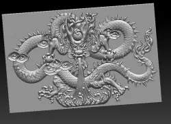 dragon 3D model