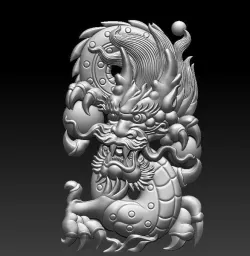 dragon 3D model