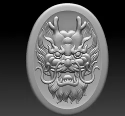 dragon head 3D model