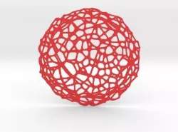 Drink coaster - Voronoi No V 3D print model