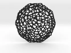 Drink coaster - Voronoi No VII 3D print model