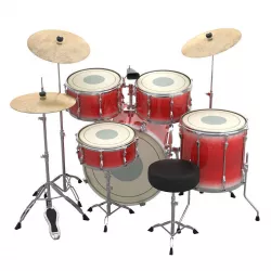 Drums set 3D model