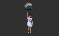 Earth Child 3D model