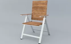 Falster Chair IKEA Low Poly VR AR  Low-poly  3D model