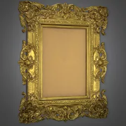 Fancy Picture Frame Antiques - PBR Game Ready Low-poly  3D model