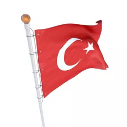 Flag Turkey animated 3D model