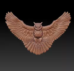flying owl 3D model