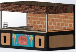 Fresh House Coffee House 3D model