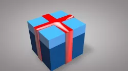 Gift Box Low-poly  3d Modeling  Low-poly  3D model