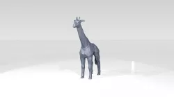 Giraffe Low Poligonal 3D model