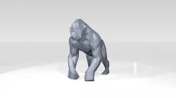 Gorilla Low Poligonal 3D model