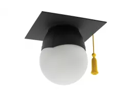 Graduation Cap 3D model