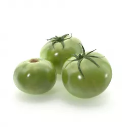 Green tomatoes with drops of water Low-poly  3D model