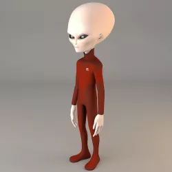 Grey Alien 3D model