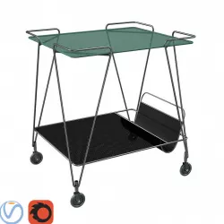 Gubi Mategot trolley 3D model