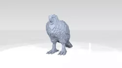Hawk Voxel 3D model