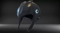 Helmet for games movies advertising  3D model