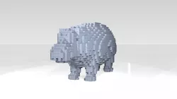 Hippo Voxel 3D model