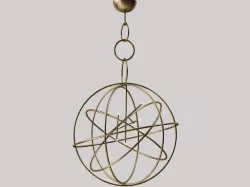 Hubert Le Gall - Astrolabe chandelier pendant 3D model