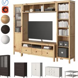 Cassettiera Ikea Hemnes a 6 cassetti bianca Modello 3D $19 - .obj .lxo .ma  .max .fbx .c4d .blend .3ds - Free3D