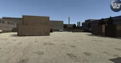 Industrial Area Racing Track Low-poly  3D model