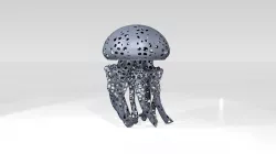 Jellyfish Voronoi 3D model