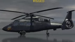 Ka-60 Kasatka helicopter RIGGED 3D model