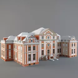 Kikin Chamber Low-poly  3D model