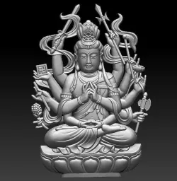 kwan yin 3D model