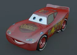 Lightning Mcqueen Character 3D model