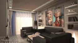 living room Beauty 3D model