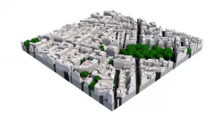 London city tile Level 2 block TQ2880 North East 3D model