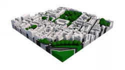 London city tile Level 2 block TQ2880 North West 3D model