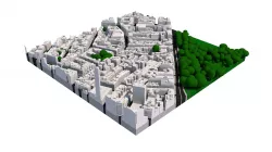 London city tile Level 2 block TQ2880 South East 3D model