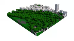 London city tile Level 2 block TQ2880 South West 3D model