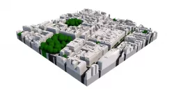 London city tile Level 2 block TQ2881 South West 3D model