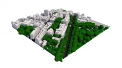 London city tile Level 2 block TQ2980 South East 3D model