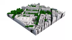 London city tile Level 2 block TQ3081 North West 3D model