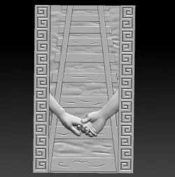 Lovers 3D model