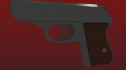 Low-Poly Walther PPK Low-poly  3D model