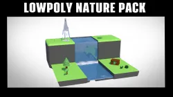 LOWPOLY NATURE PACK Low-poly  3D model