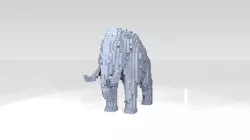 Mammoth Voxel 3D model