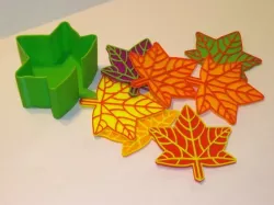 Maple Coasters With Holder