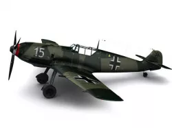 Messerschmitt BF109-E3 Emil 3D model