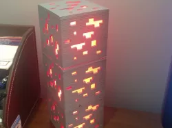 Minecraft redstone ore lamp