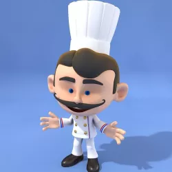Mini Chef 3D model