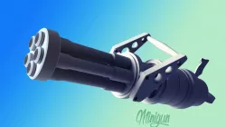 Minigun model 3D model