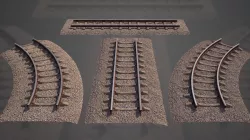 models Railway 3D model