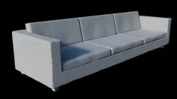 Modern Minimalist Couch 3D model