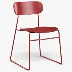 Modus PLC Wire plywood seat chair 3D model